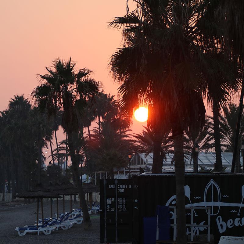 Abendstimmung Wohnen am Meer