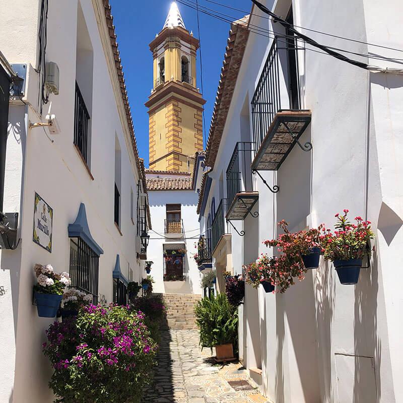 Häusergasse Leben in Spanien